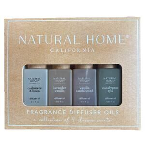 Sand + Fog Fragrance Diffuser Oil 4 pk Cashmere Vanilla Eucalyptus Lavender NEW